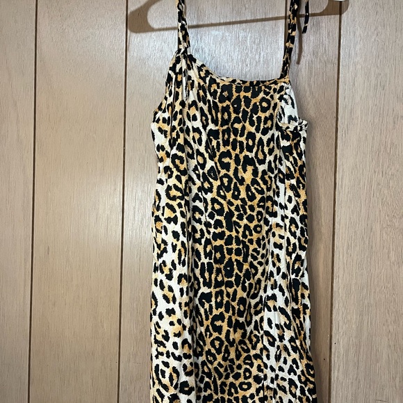 NWT Kendall+Kylie Leopard Print Mini Dress - Picture 1 of 5